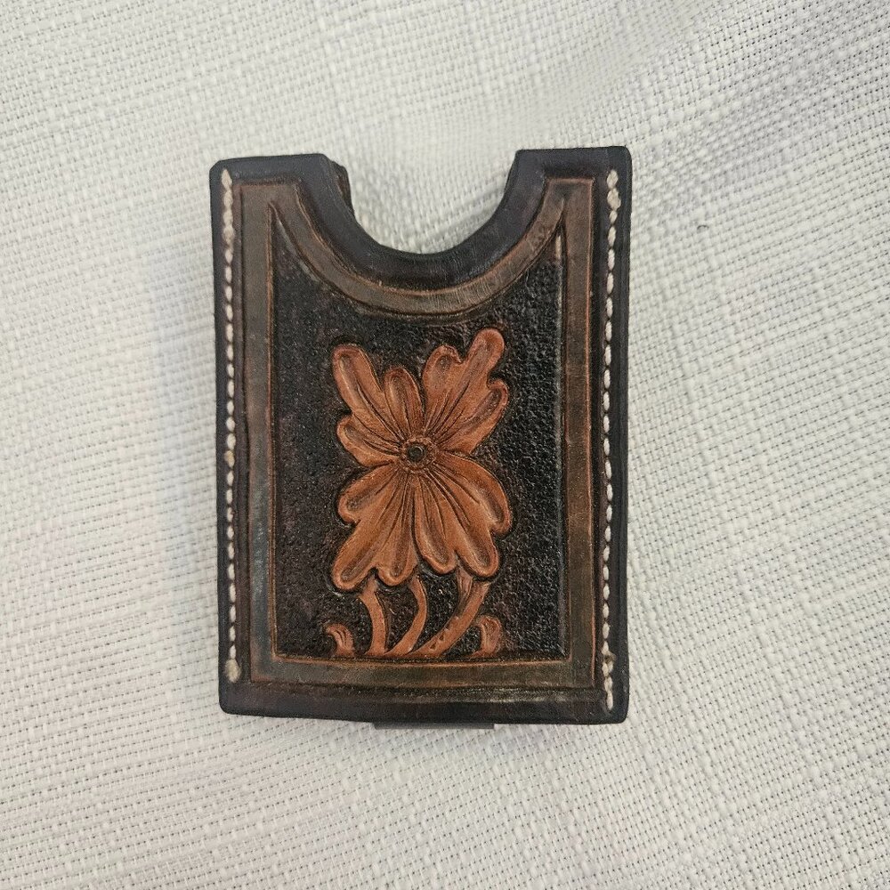 Money Clip Walllet Hand Tooled